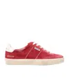 Golden Goose Super-star Suede Sneakers In Red