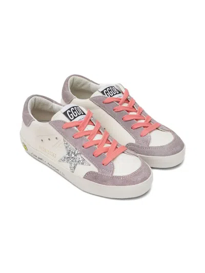 Golden Goose Babies' Super-star Suede Trainers In White