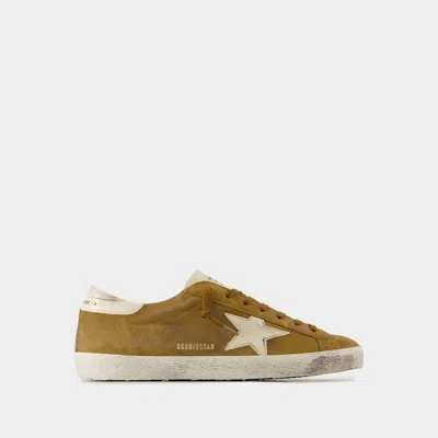 Golden Goose Super Star Suede Upper And Toe Leat