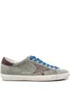 Golden Goose Super Star Sneakers In Green And Kenya