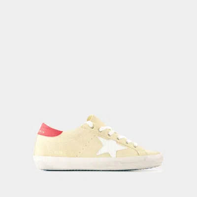 Golden Goose Super Star  Suede Upper Leather Hee In Nude