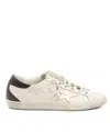 Golden Goose Super Star Vintage White Leather Low-top Sneakers In Multi