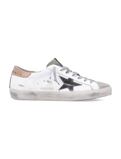 Golden Goose Super-star In White Ice Beige