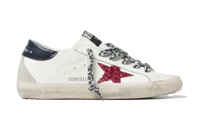 Pre-owned Golden Goose Super-star White Pink Cheetah (women's) In White/pink/black