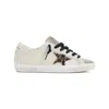 Golden Goose Super-star Leather Sneakers In White