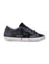 Golden Goose Superstar Black Leather Low-top Sneakers In Multi