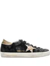 Golden Goose Superstar "black/zebra" Sneakers In Black