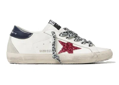 Pre-owned Golden Goose Superstar Cheetah (women's) Sneakers In White/pink/black