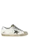 Golden Goose Deluxe Brand White Leather Super Star Classic Sneakers In White