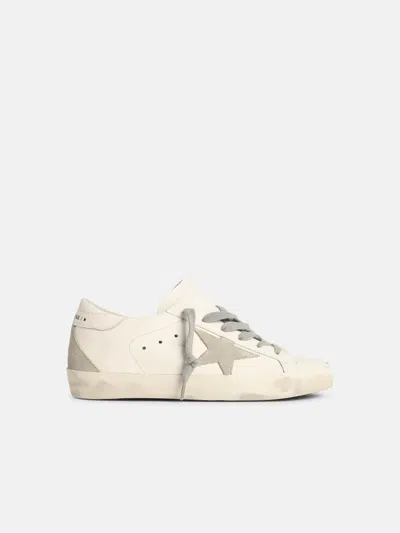 Golden Goose 'super-star Classic' White Leather Sneakers In Neutral