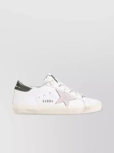 Golden Goose Superstar Cow Leather Sneakers In White