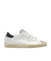 Golden Goose Handmade Leather Sneakers With Perforated Toe Cap In White