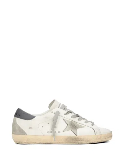 Golden Goose Women White Low Top Sneakers With Star Patch In Vintage Leather Woman In Multi