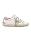 Golden Goose Leather Upper Sneakers With Suede Star Patch In Multi