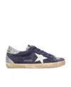 Golden Goose Women's Super-star Blue/silver Trainer Sneaker | Size 36 | Gwf00595f004783
