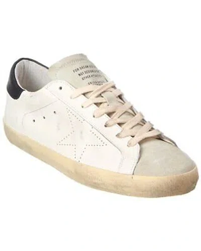 Pre-owned Golden Goose Superstar Leather & Suede Sneaker Men's White 41