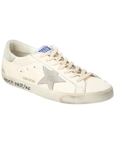 Golden Goose Ivory Leather Super-star Sneakers In White