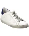 Golden Goose Superstar Leather & Suede Sneaker In White