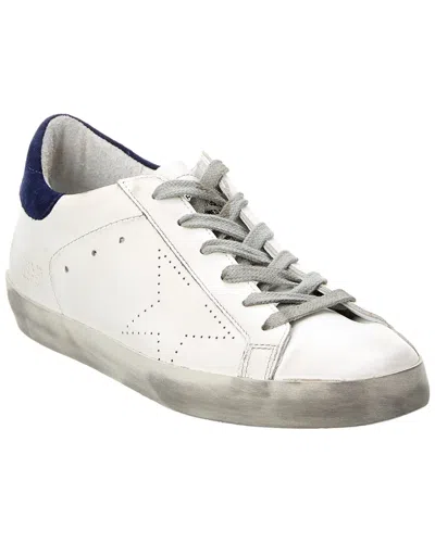 Golden Goose Superstar Leather & Suede Sneaker In White