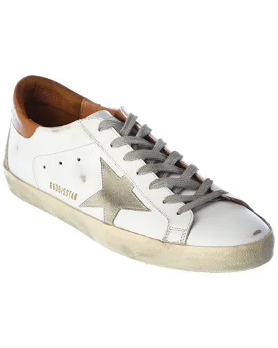 Golden Goose Superstar Leather & Suede Sneaker In White