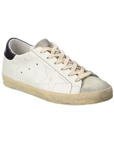 Pre-owned Golden Goose Superstar Leather & Suede Sneaker Women's 35 In White