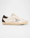 Golden Goose Superstar Leather Glitter Low-top Sneakers In Multi