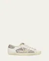 Golden Goose Superstar Leather Glitter Low-top Sneakers In Multi