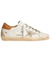 Golden Goose Leather Super-star Sneaker In White