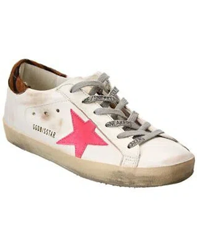 Pre-owned Golden Goose Superstar Leather Sneaker Women's 35 In White