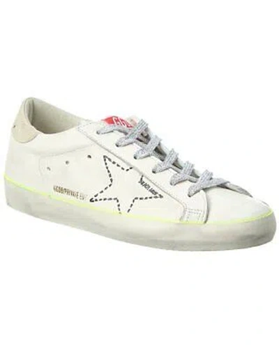 Pre-owned Golden Goose Superstar Leather Sneaker Women's In White