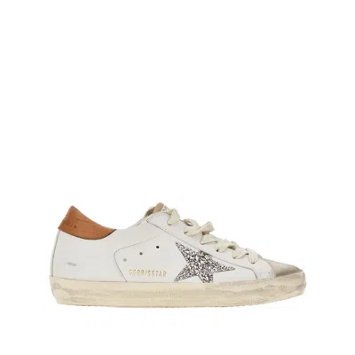 Golden Goose 'super-star' Leather Sneakers In White