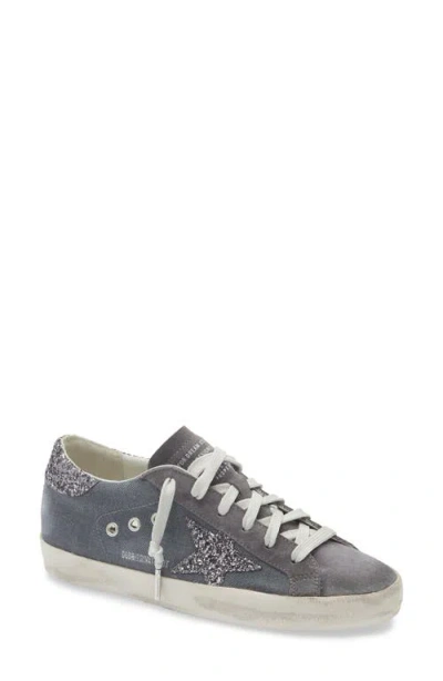 Golden Goose Super-star Low Top Sneaker In Gray
