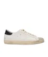 Golden Goose White Leather Lace-up Sneakers In White