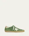 Golden Goose Superstar Mixed Leather Low-top Sneakers In Multi