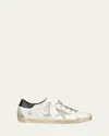 Golden Goose Superstar Sneakers In White Leather In White/black/ice