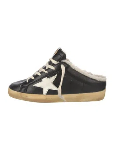 Pre-owned Golden Goose Super-star Mule Sneakers In Black
