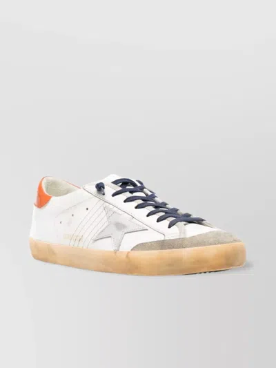 Golden Goose Superstar Penstar Leather Sneakers In White