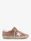 Golden Goose Super-star Suede Sneakers In Pink