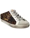 Golden Goose Mid Star Sneakers In Animalier Pony Skin In Brown