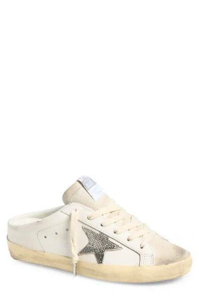 Golden Goose Super-star Sabot Mule Sneaker In White