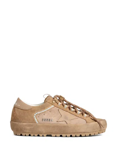 Golden Goose Super-star Ski In Dolmias And Caramel Suede With Marble Nubuck Star And Heel Tab In Brown