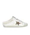 Golden Goose Superstar Sabot 81811 Leather And Shearling Trainers In White