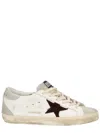 Golden Goose White Leather Sneakers In Multi