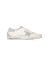 Golden Goose Super-star Nappa Upper Nabuk Star Suede Tongue Heel And Spur In White