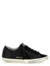 Golden Goose Deluxe Brand Women Super-star Classic With List Low-top Sneakers With Suede Inserts And In Black