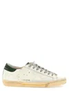Golden Goose Super Star Leather Upper Toe And Tongue Suede Heel Sneakers Grey In Neutral