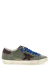 Golden Goose Super Star Sneakers In Green And Kenya