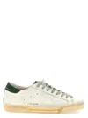 Golden Goose Super Star Leather Upper Toe And Tongue Suede Heel Sneakers Grey In Multi