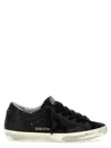 Golden Goose Deluxe Brand Women Super-star Classic With List Low-top Sneakers With Suede Inserts And In Black