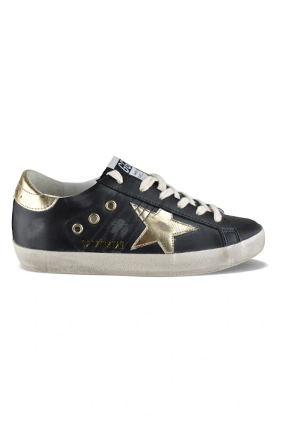 Golden Goose Superstar Sneakers In Black